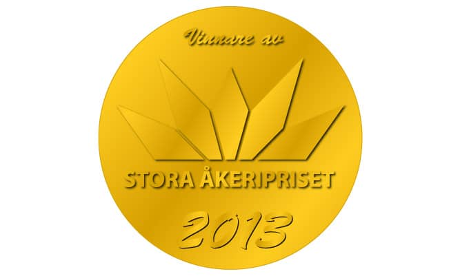 In 2013, WIBAX Logistics was named the winner of the Stora Åkeripriset, the Stora Åkeripriset is awarded to companies that invest in the environment, profitability, personnel, traffic safety and innovation. Behind the initiative is Sweden's Åkeriföretat together with NTF, Qlll and Greater Than.