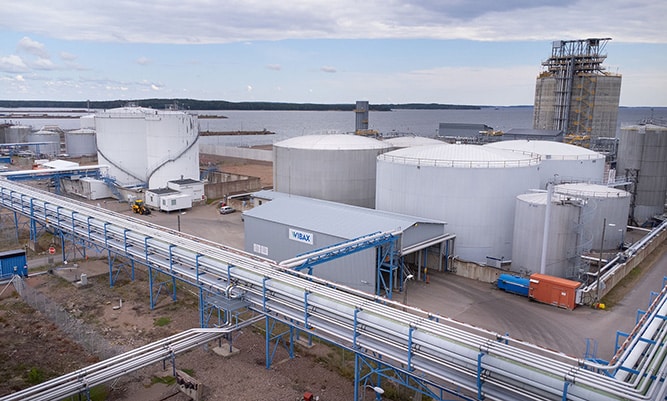 Wibax Finland utökar sin transportverksamhet genom att etablera en ny stationeringsort för tankbilar på den egenägda terminalen i Hamina.